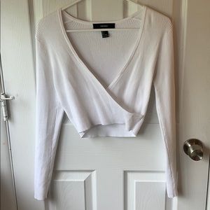 Forever 21 Ribbed Crop Tee